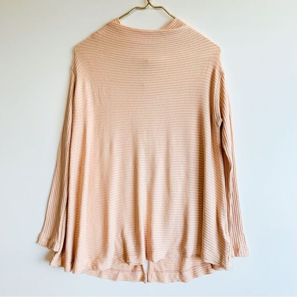 FREE PEOPLE Lover Rib Split Back Pullover Top - Picture 2 of 5